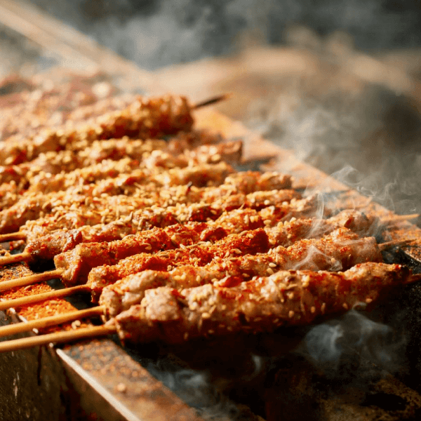 ラムの串焼き